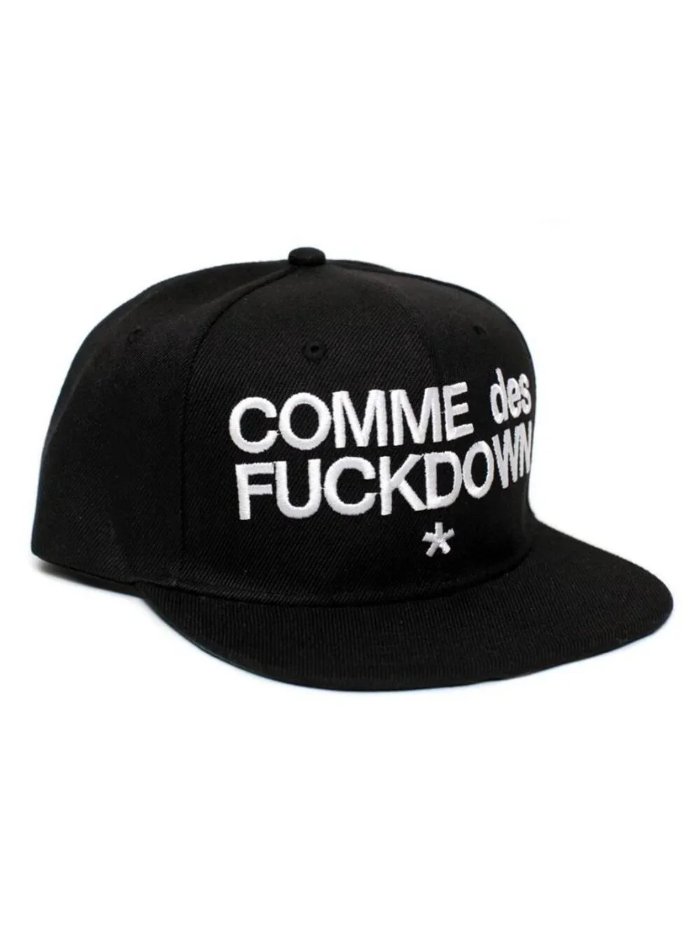 Vintage SSUR Comme Des Fuckdown Snapback Hat Black Streetwear Cap Archive New